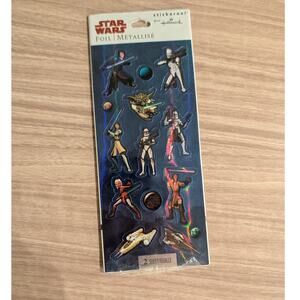 Star Wars Stickers Lot - Sci-Fi Collectible Decals - Vader Yoda R2-D2 Laptop Art